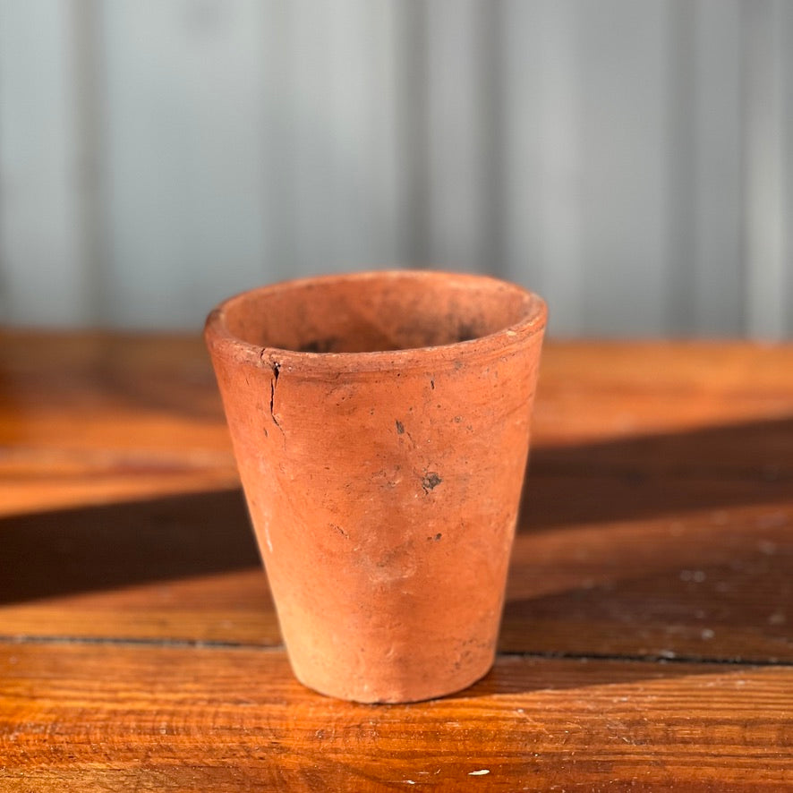 Antique English Terracotta Flowerpot
