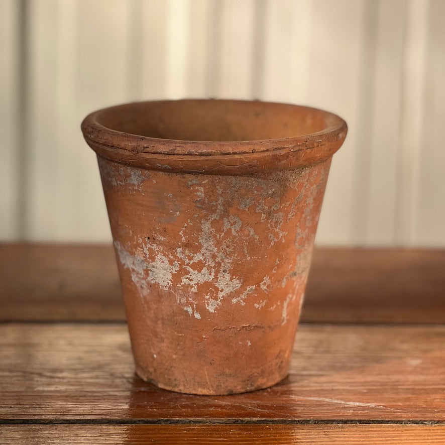 Antique English Terracotta Flowerpot