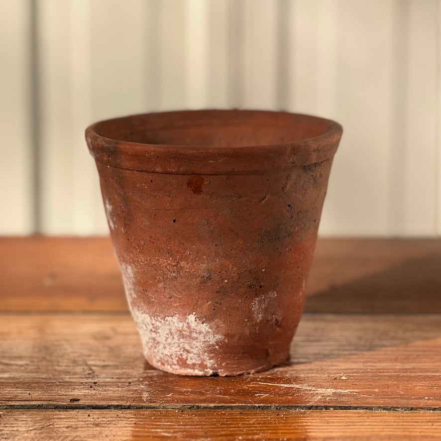 Antique English Terracotta Flowerpot