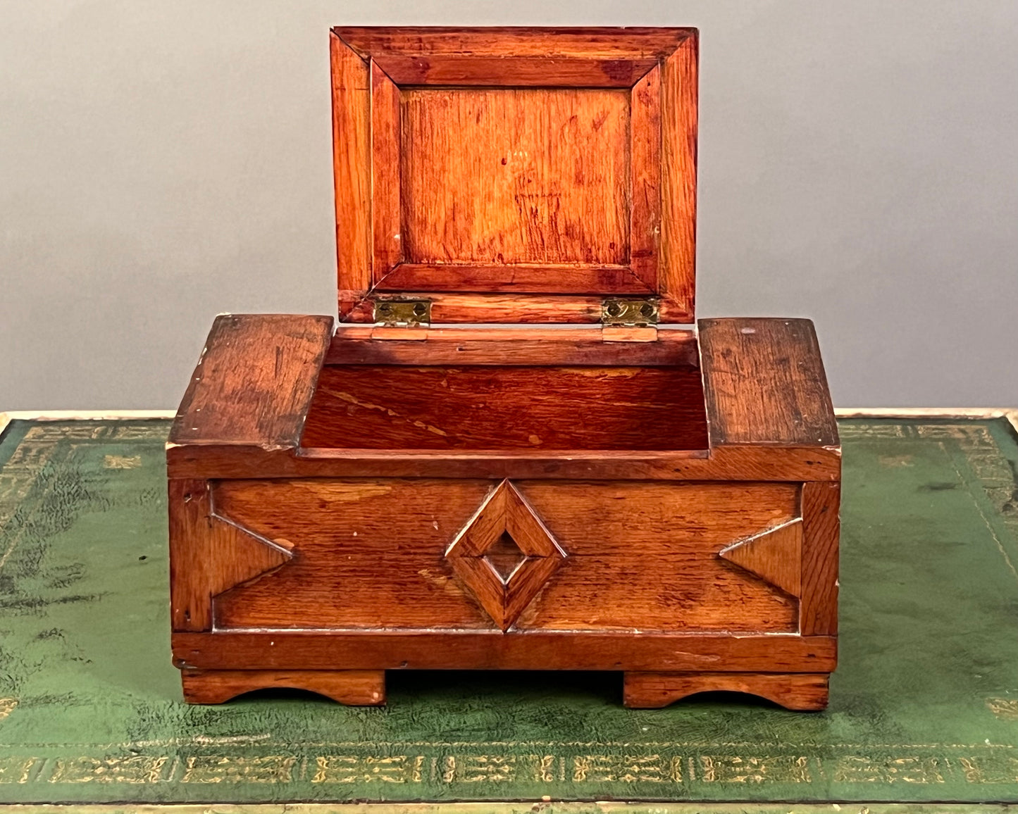 Antique Small Wooden Box d