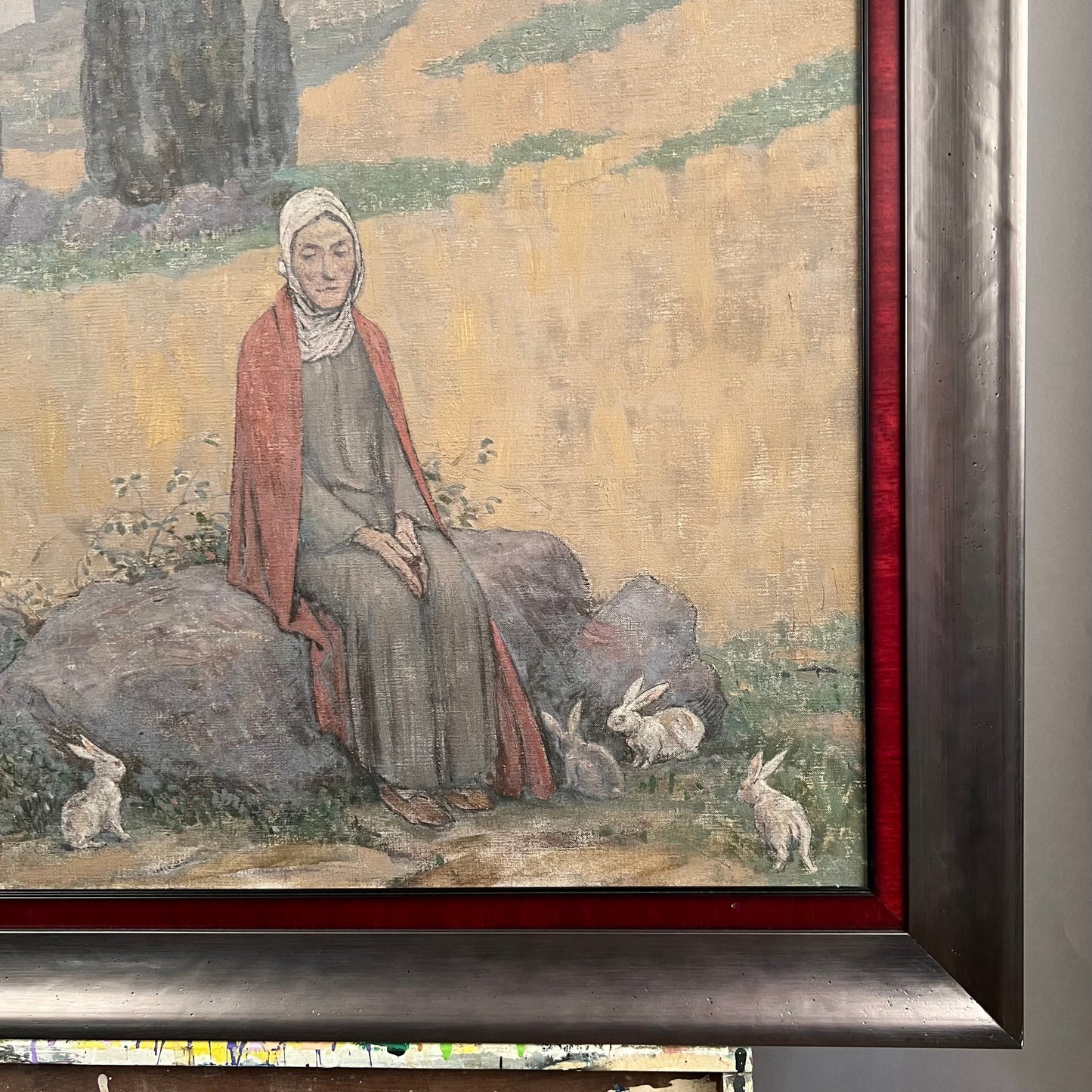 BRYSON BURROUGHS Demeter Mourning Oil on Canvas