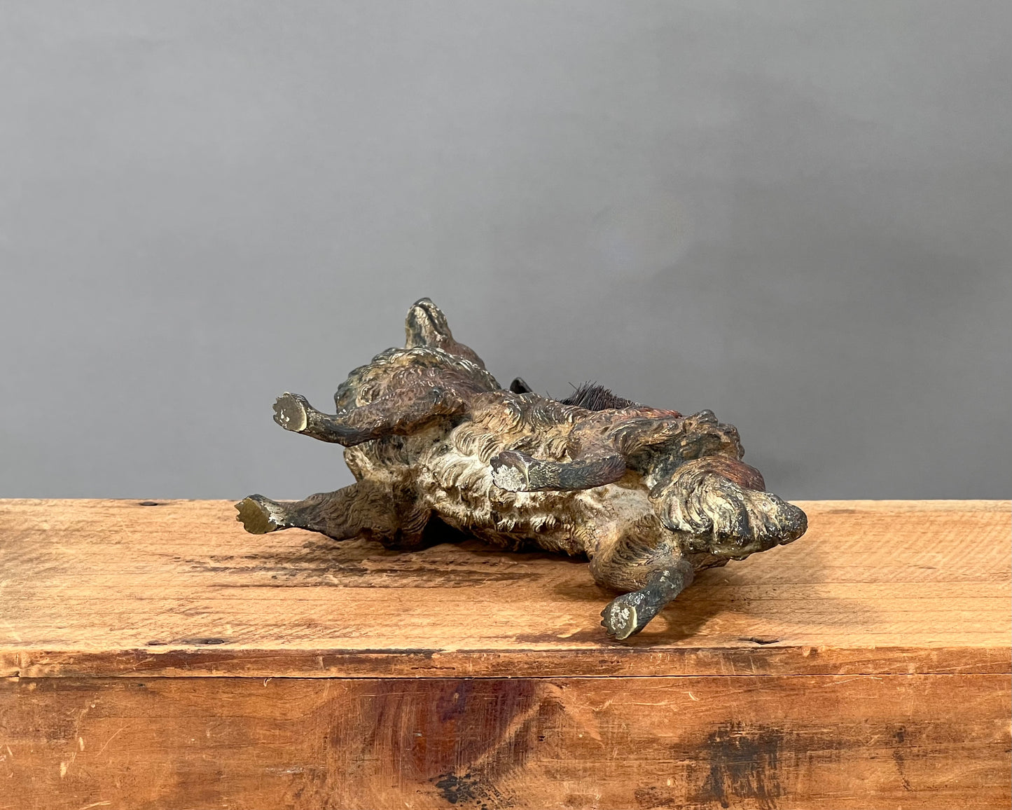 Bronze Dog Pincushion e