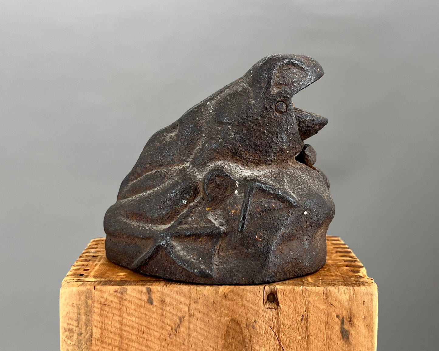 Cast Iron Frog Bank