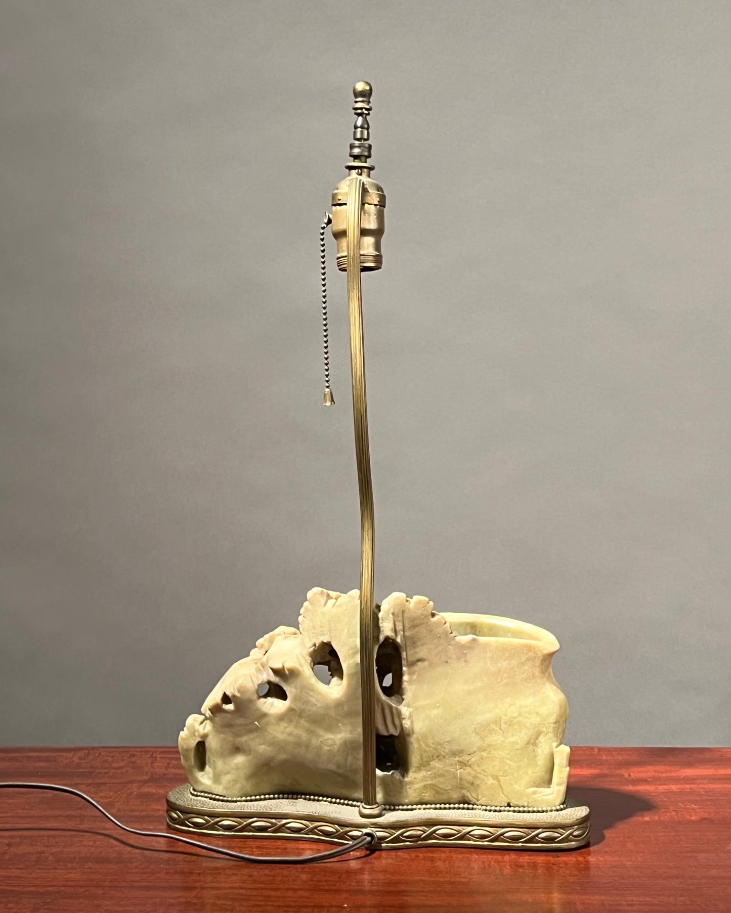 Chinese Soapstone Lamp