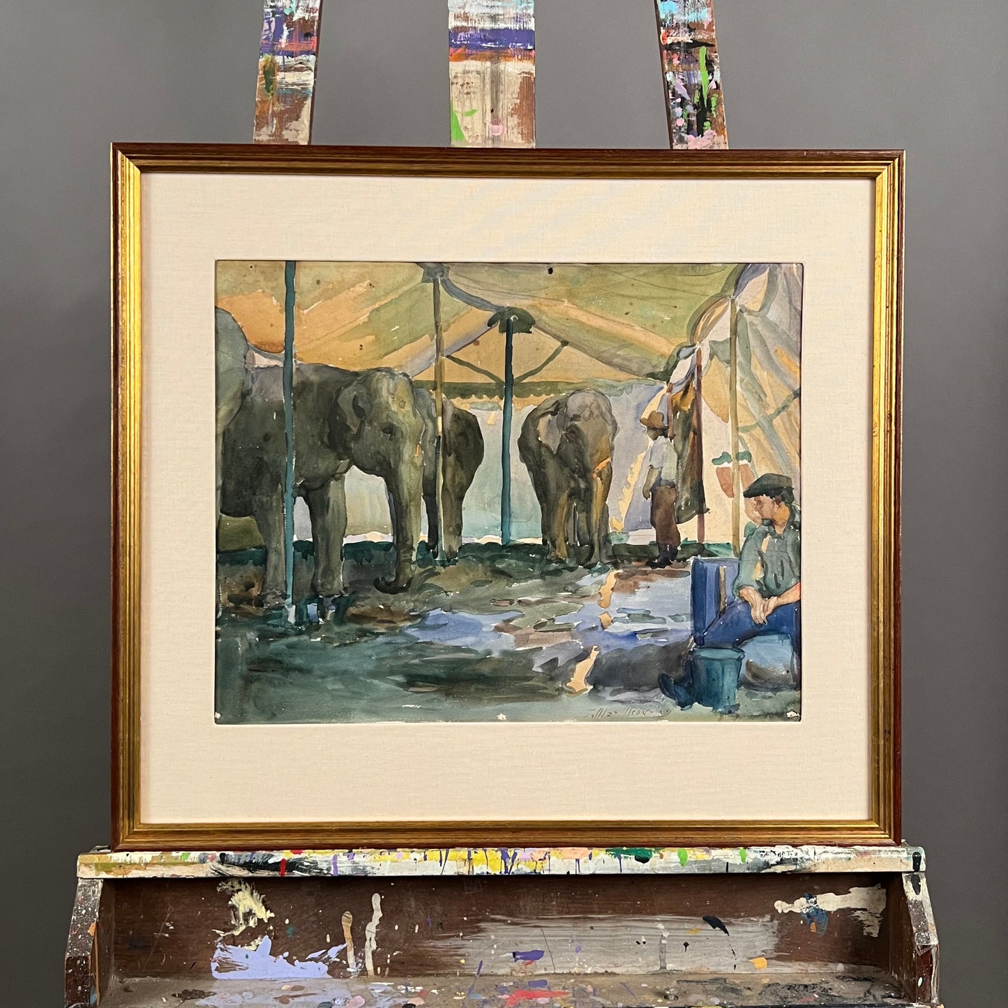 Circus Painting Elephants