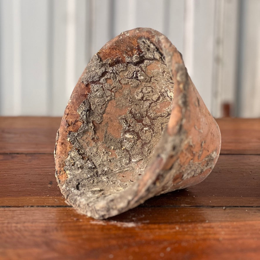 Early 1900s French Handmade Terracotta Pitch Pot