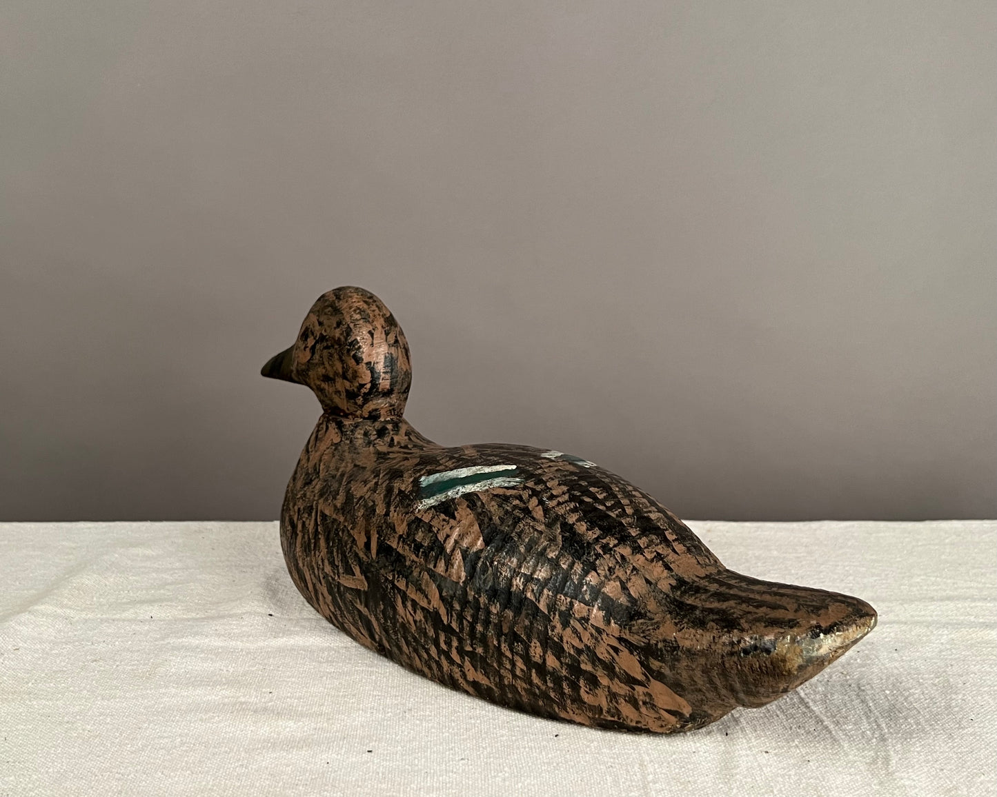 Folk Art Mallard Hen Duck Decoy