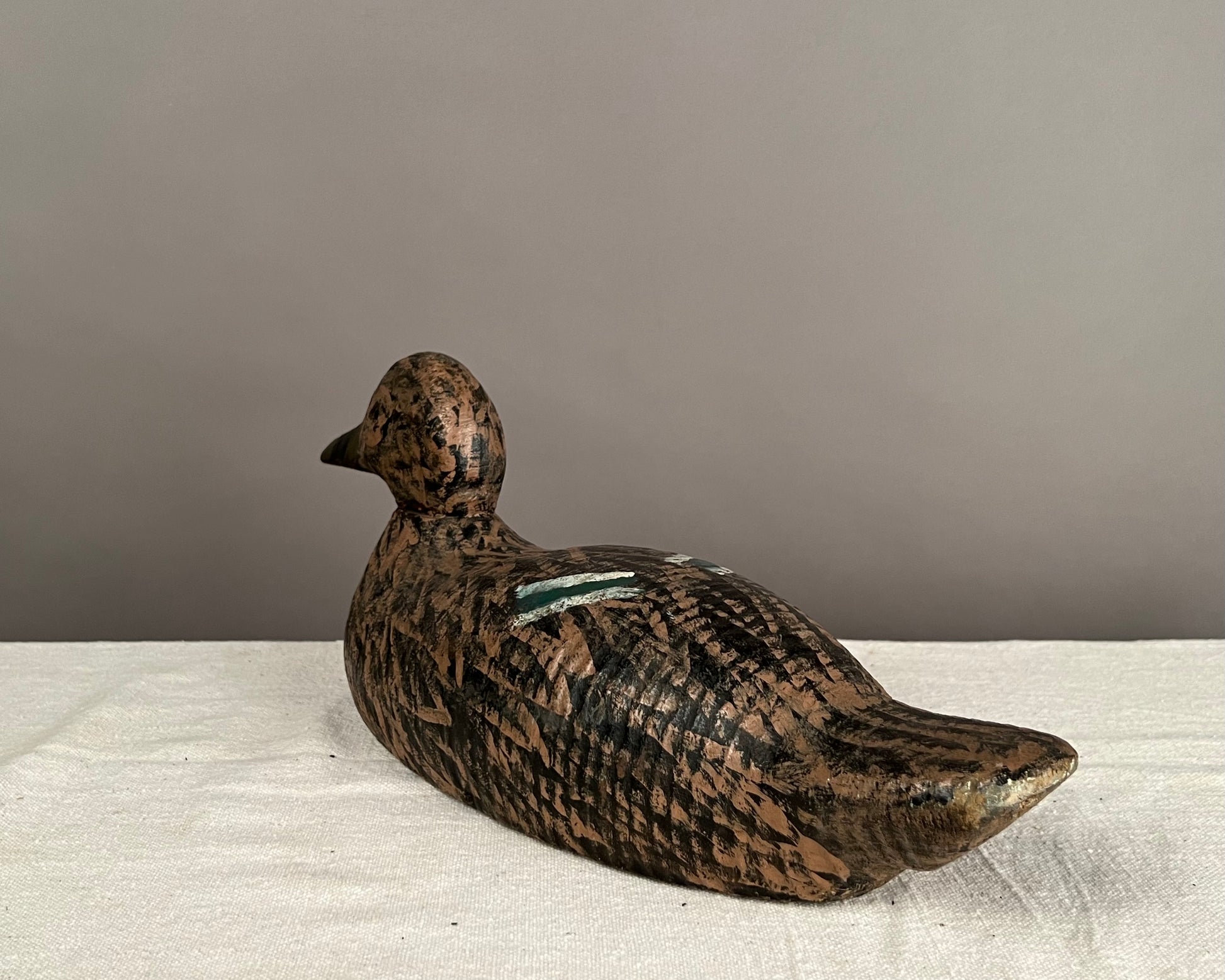 Folk Art Mallard Hen Duck Decoy