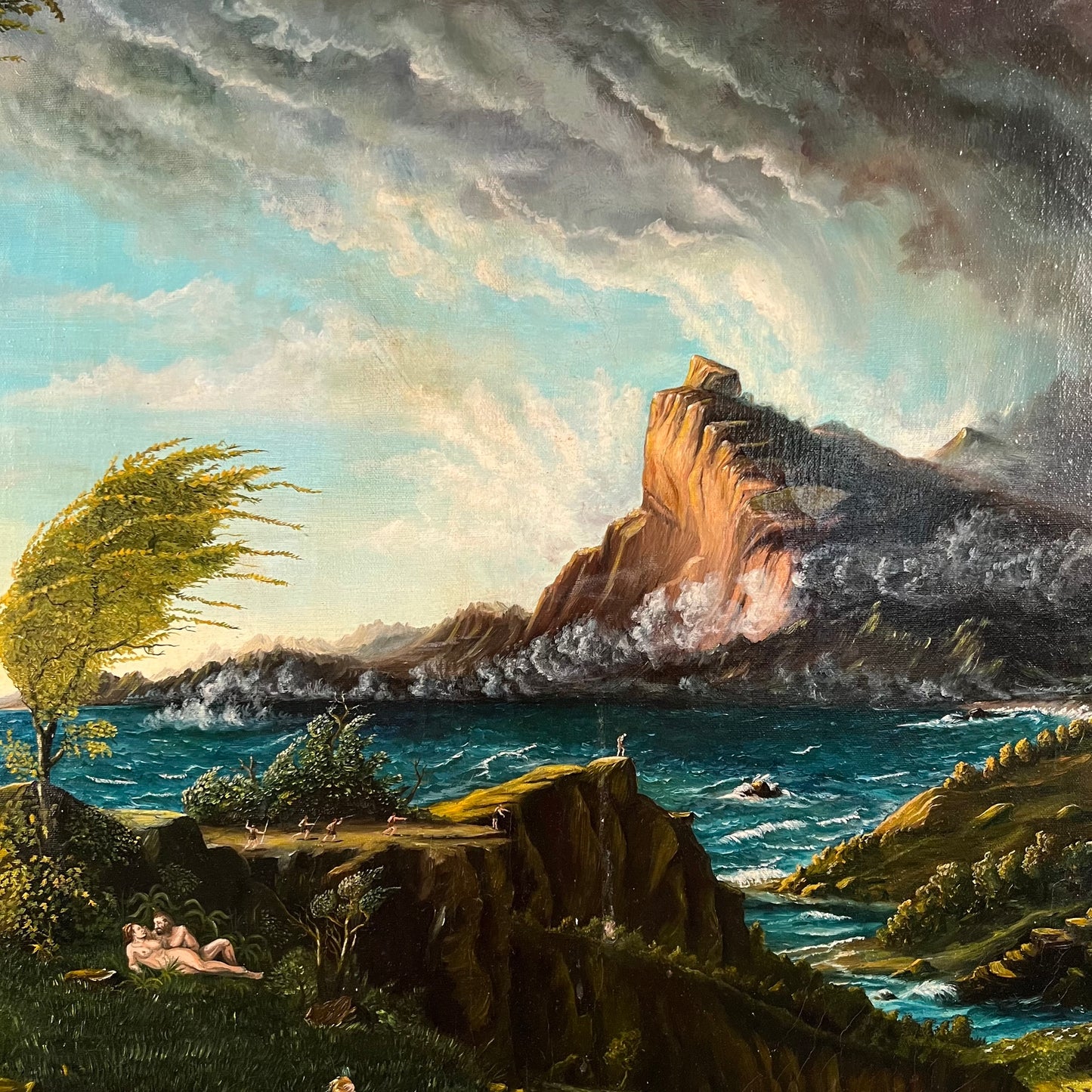 RICARDO ALFONSO, The Beginning, oil on Canvas