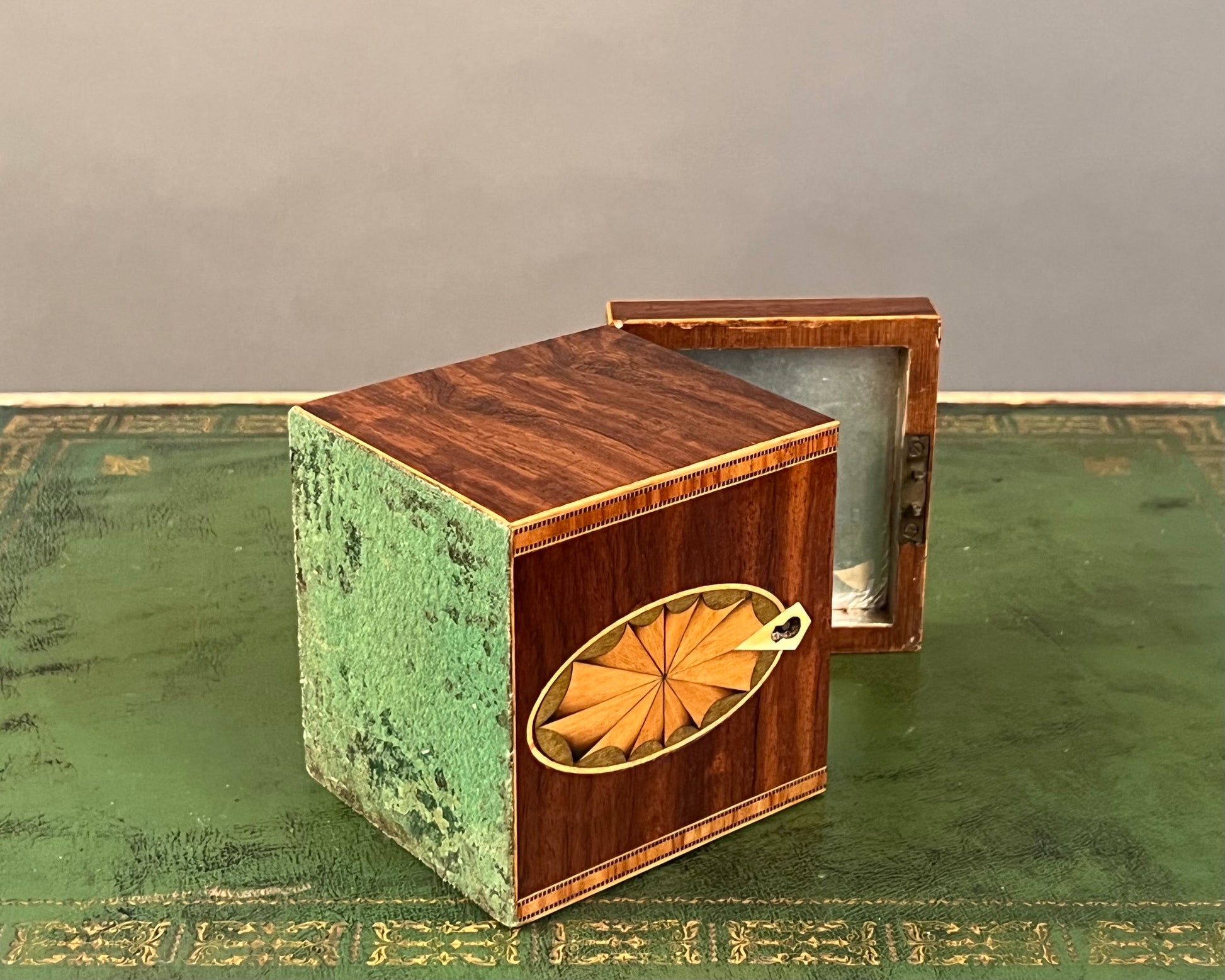 19th Century Inlaid Tea Caddy