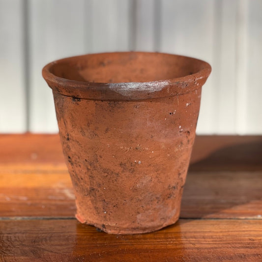 Antique English Terracotta Flowerpot