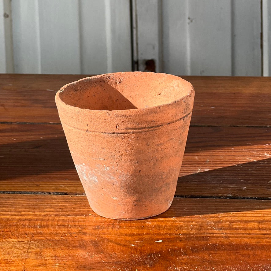 Antique English Terracotta Flowerpot