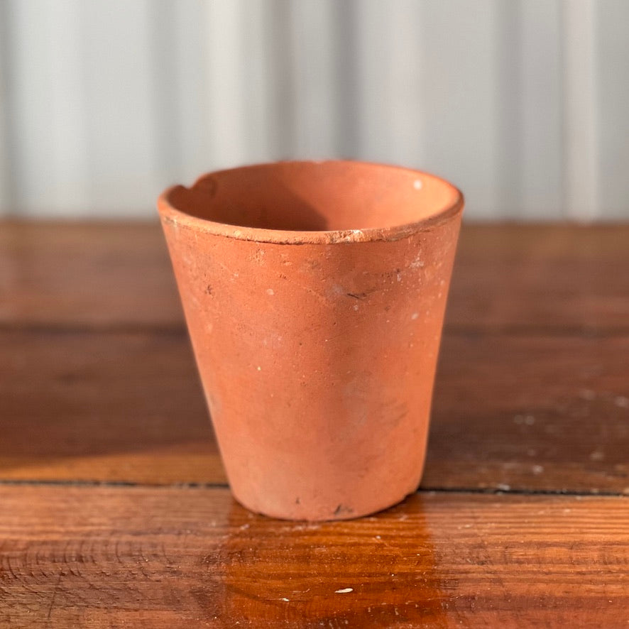 Antique English Terracotta Flowerpot