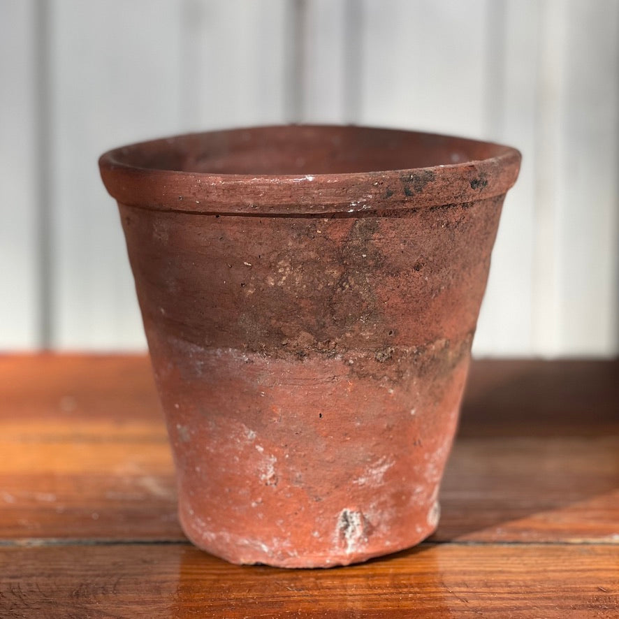 Antique English Terracotta Flowerpot