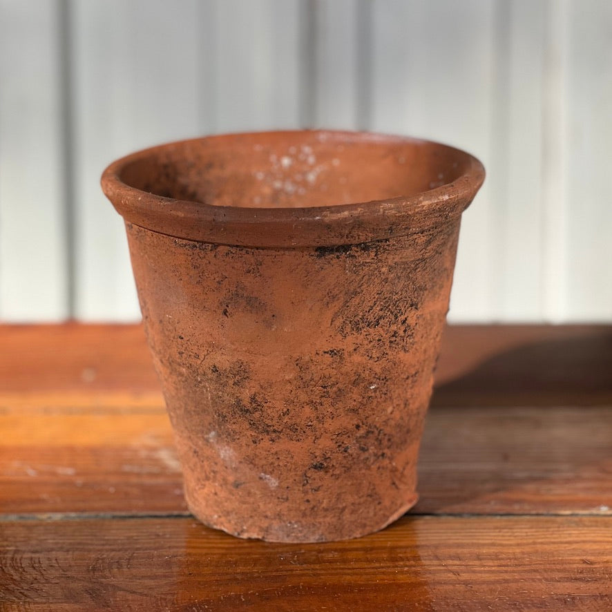 Antique English Terracotta Flowerpot