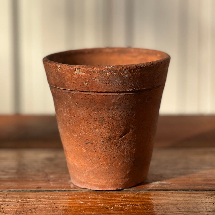 Antique English Terracotta Flowerpot