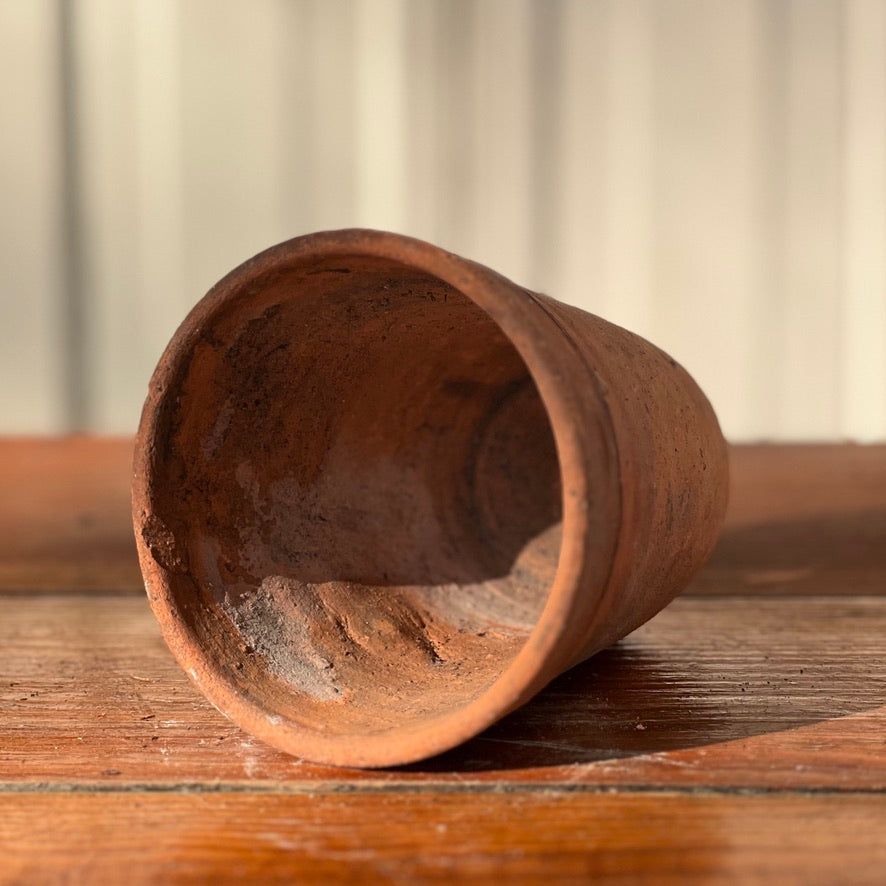 Antique English Terracotta Flowerpot