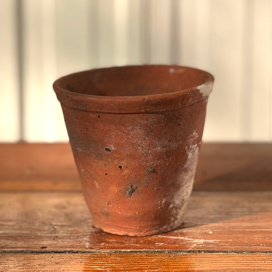 Antique English Terracotta Flowerpot