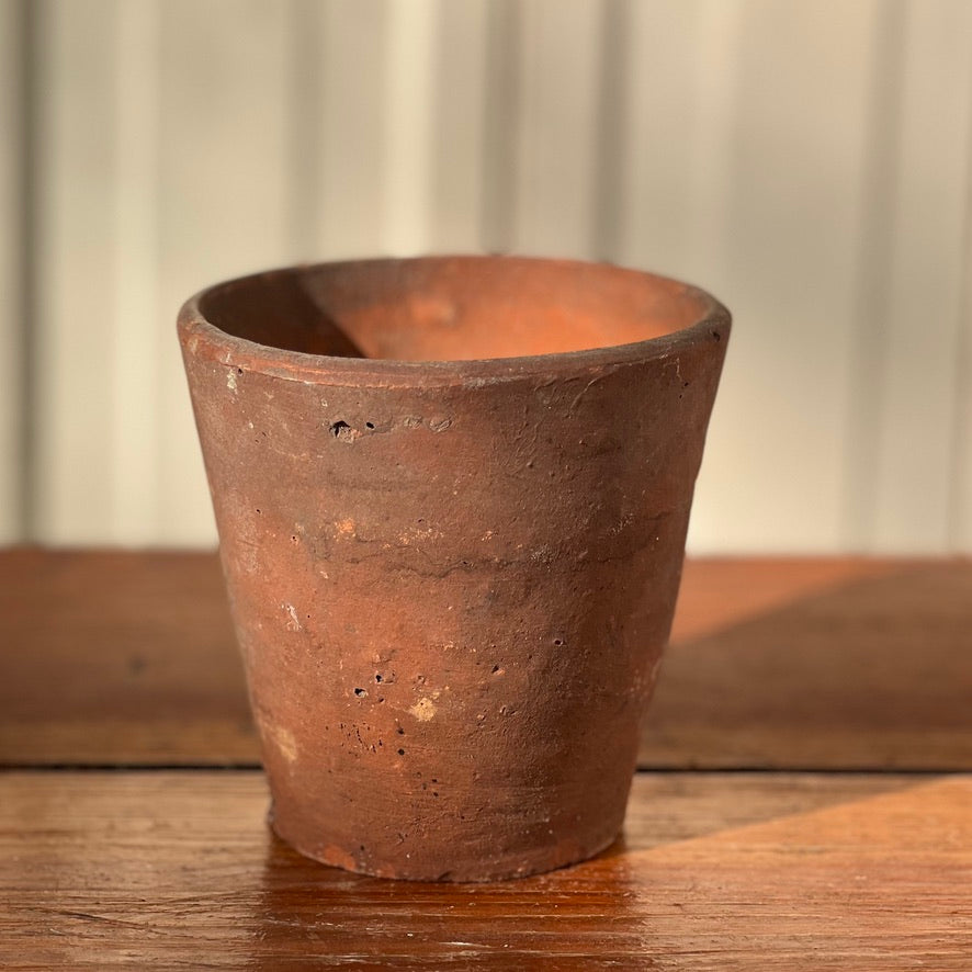 Antique English Terracotta Flowerpot