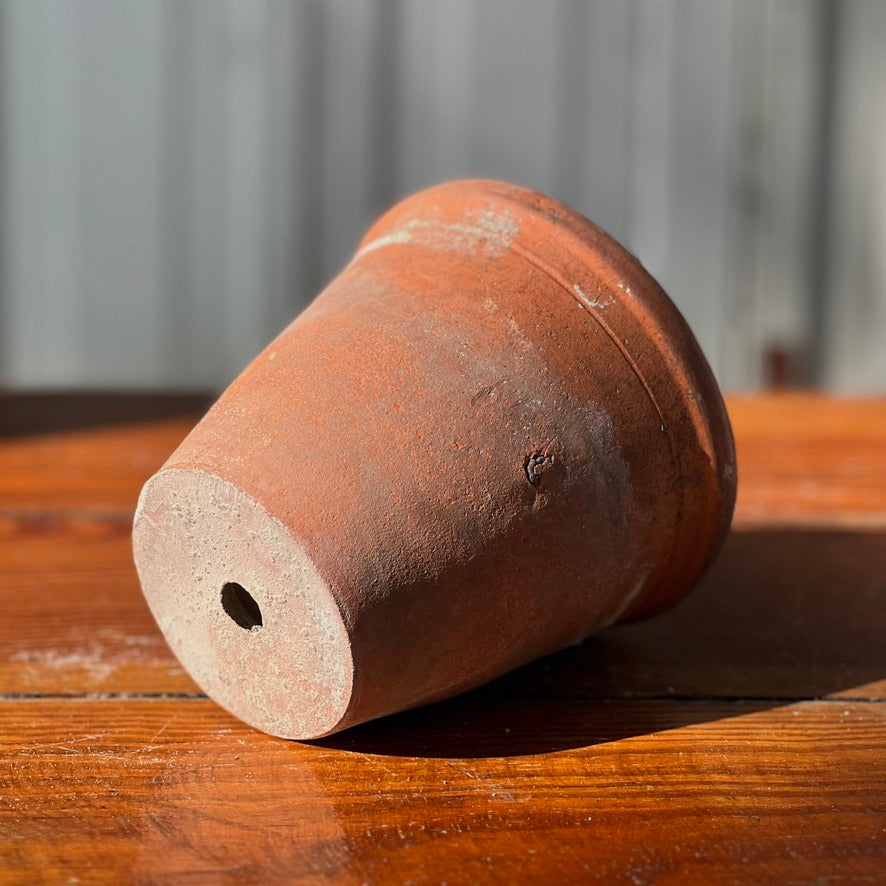 Antique English Terracotta Flowerpot