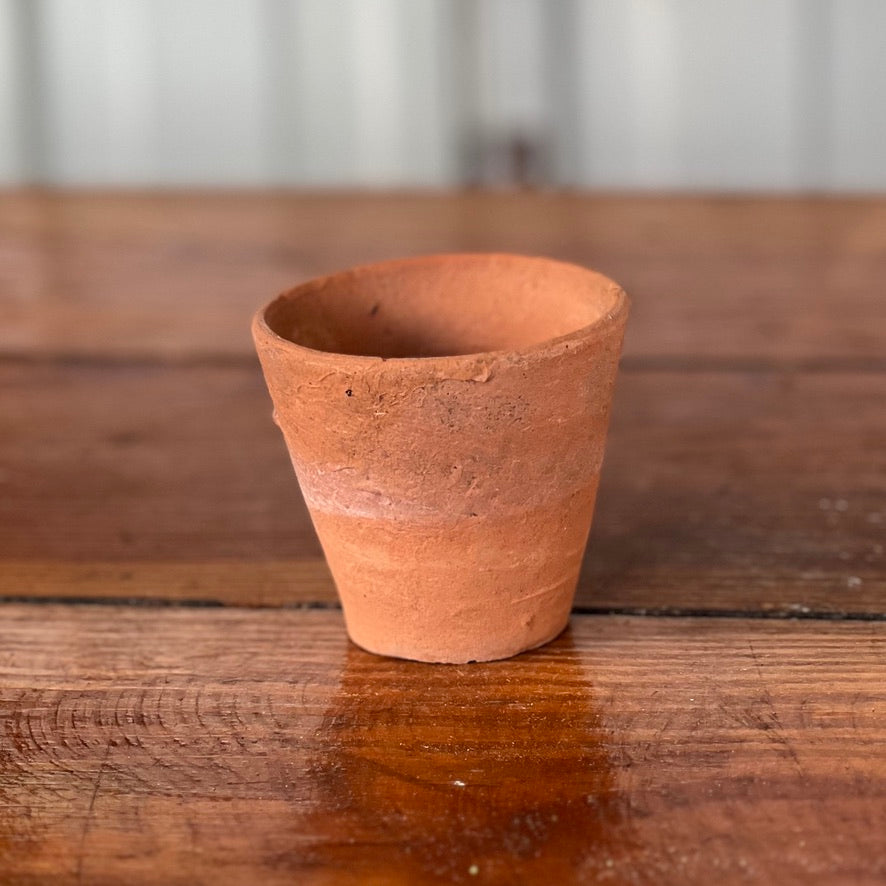 Antique English Terracotta Seedling Pot