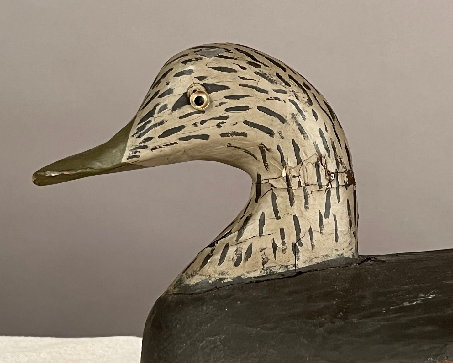 Black Hen Duck Decoy