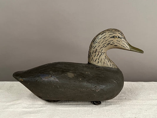 Black Hen Duck Decoy