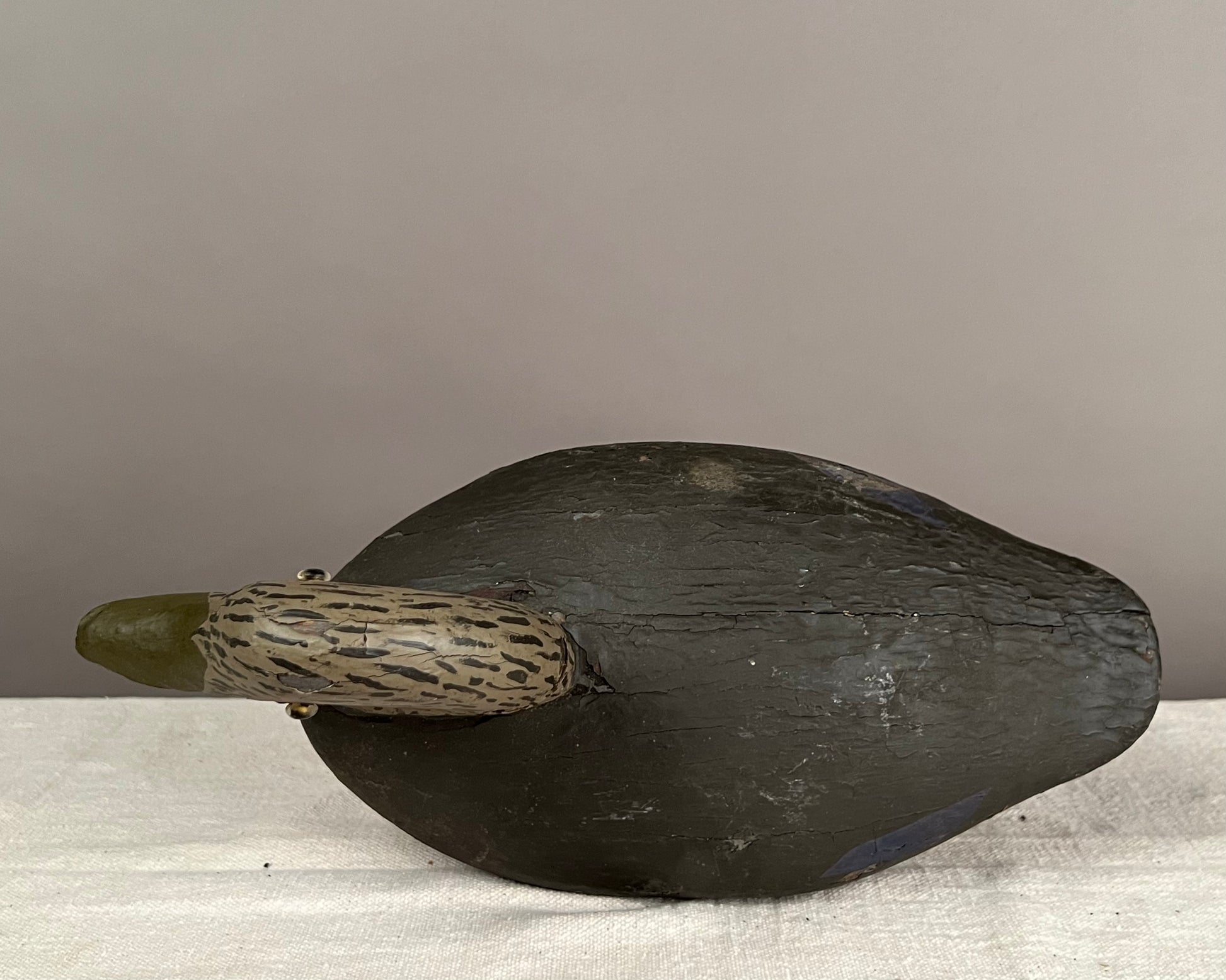 Black Hen Duck Decoy