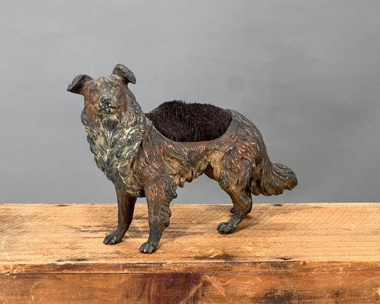 Bronze Dog Pincushion a