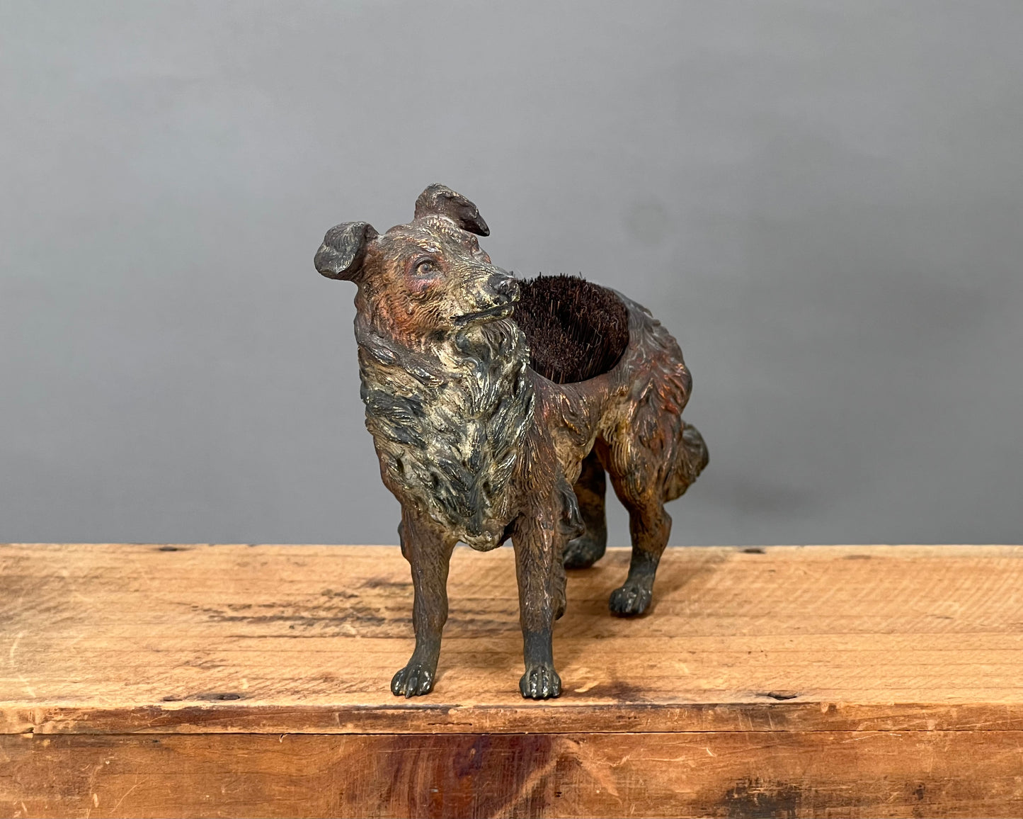 Bronze Dog Pincushion c