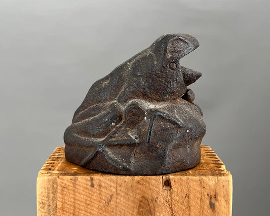 Cast Iron Frog Bank 