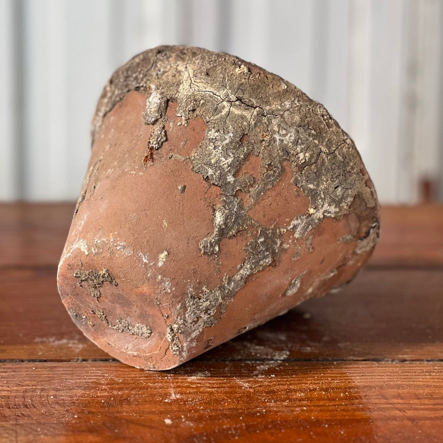 Early 1900s French Handmade Terracotta Pitch Pot