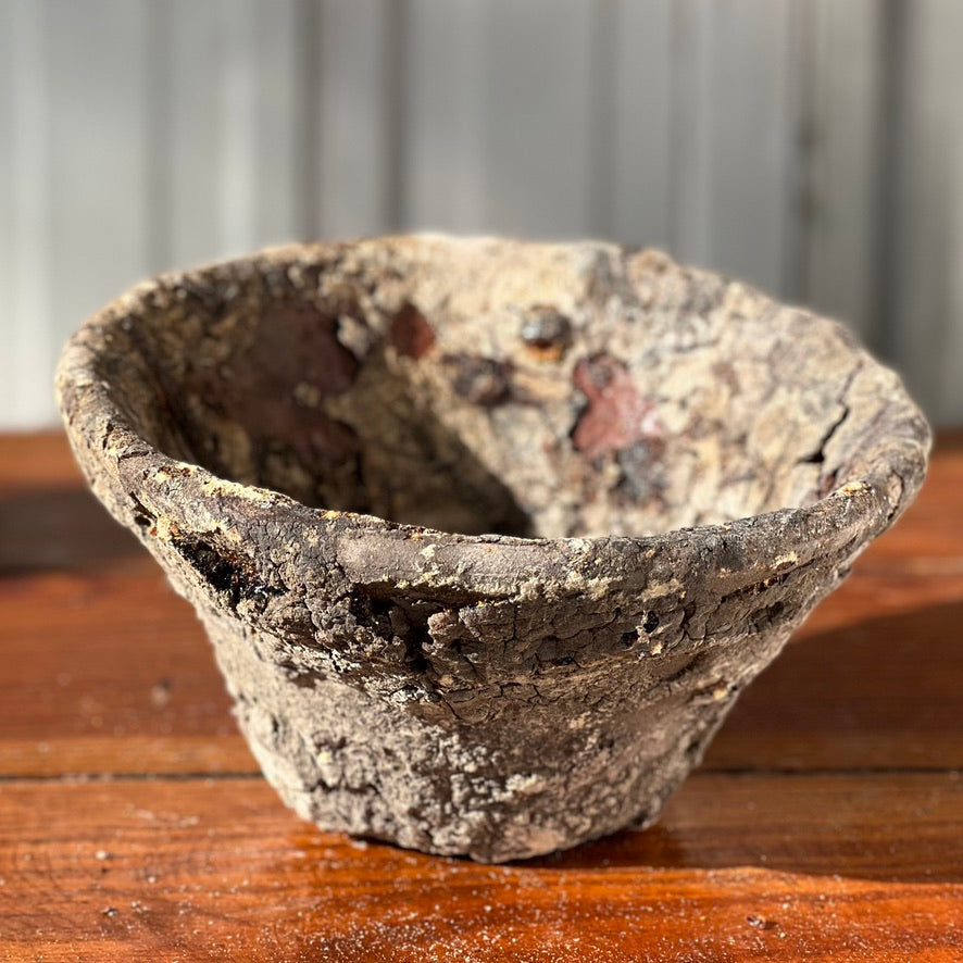 Early 1900s French Handmade Terracotta Pitch Pot