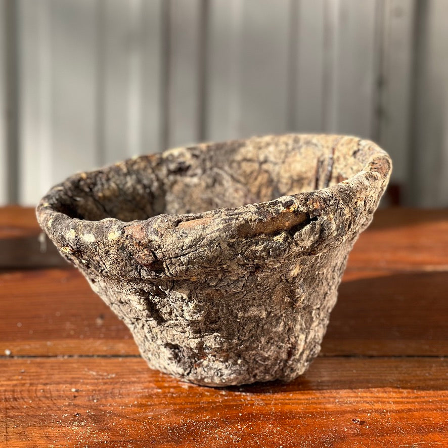 Early 1900s French Handmade Terracotta Pitch Pot