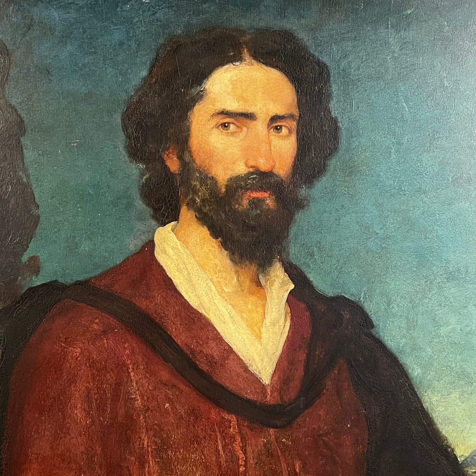 GEORGE DAVIDSON, Portrait of an Academic, oil on wood panel