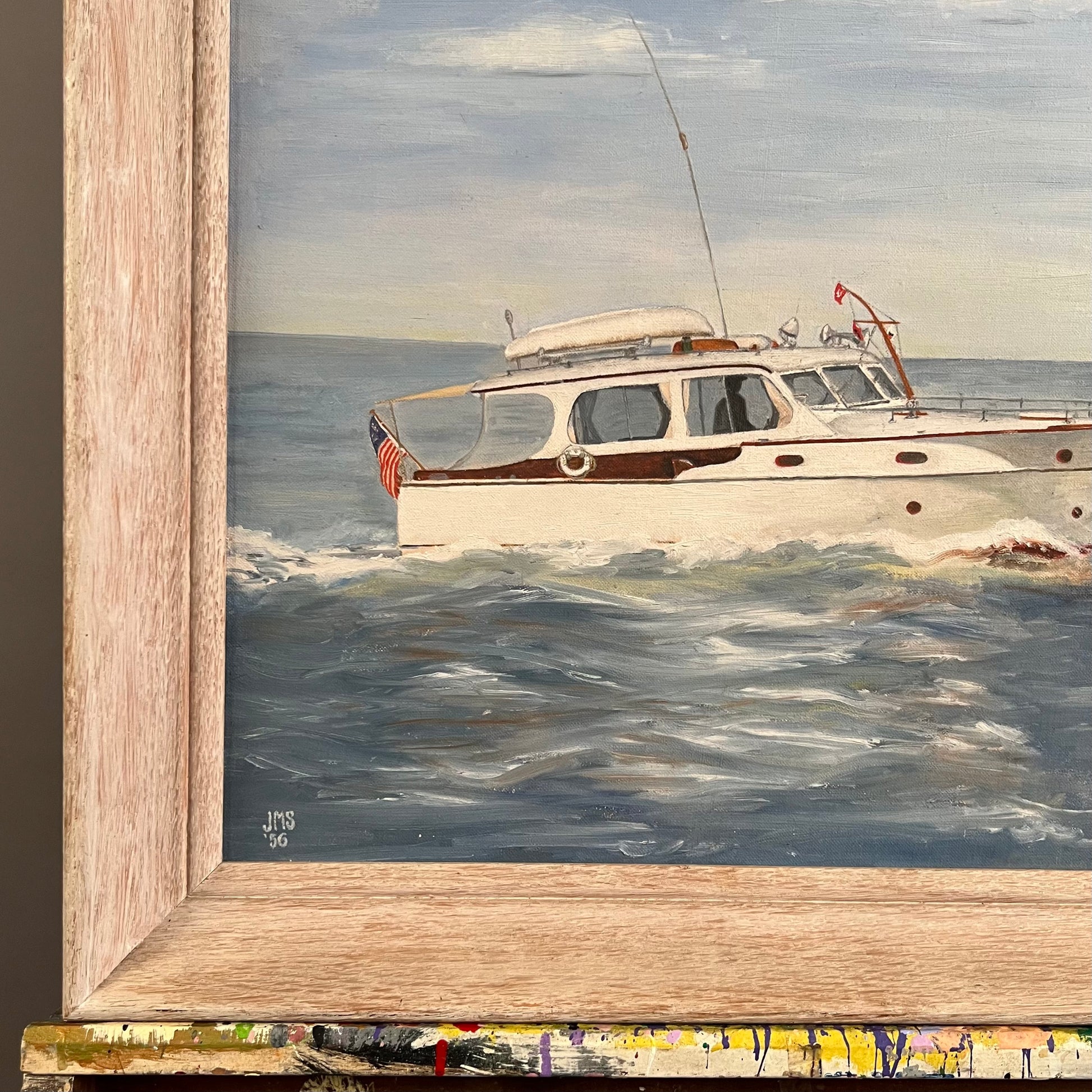 J. SUTTON, Yacht Portrait,  1950 Lures