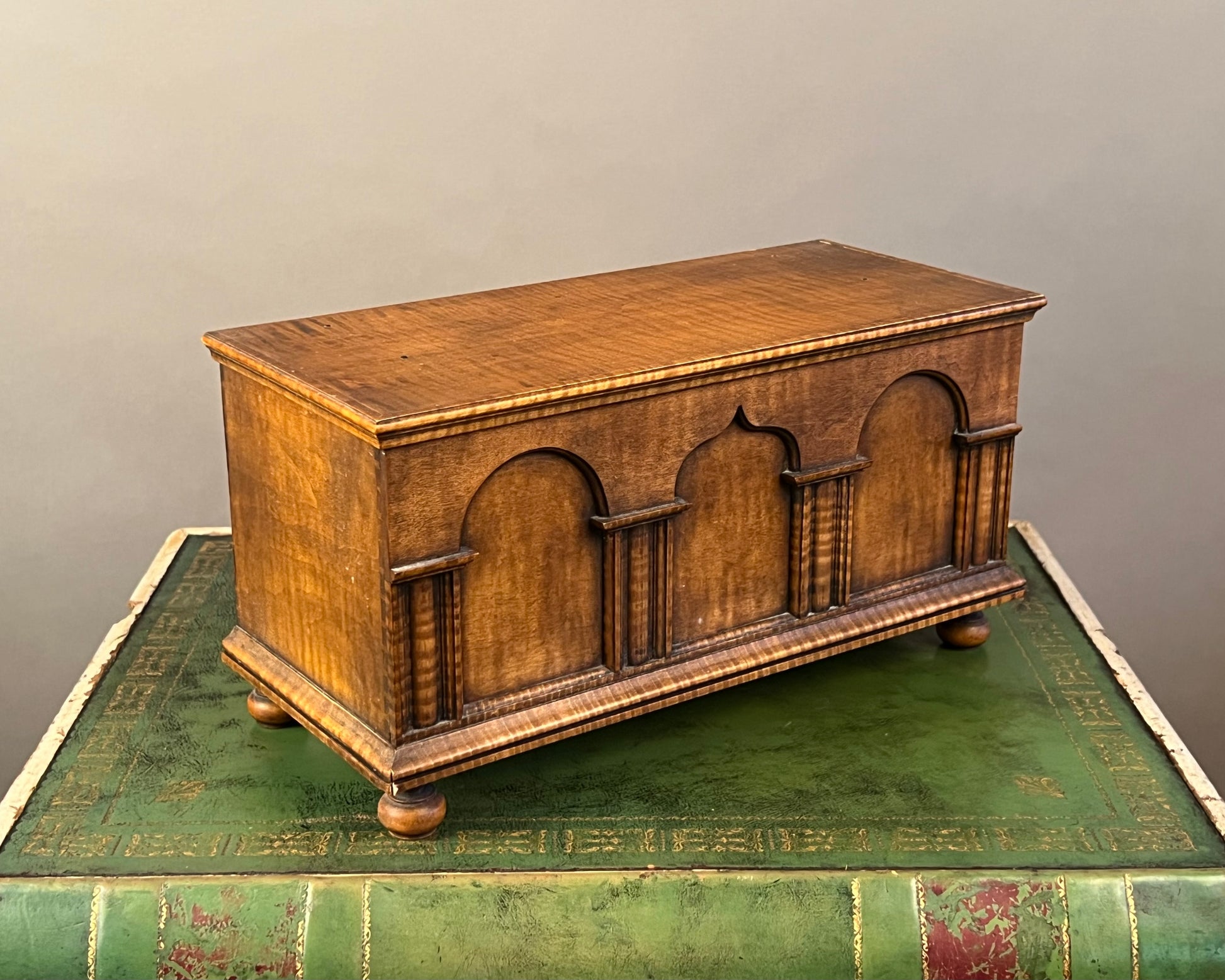 Maple Box, signed WmMc for William McCarthy