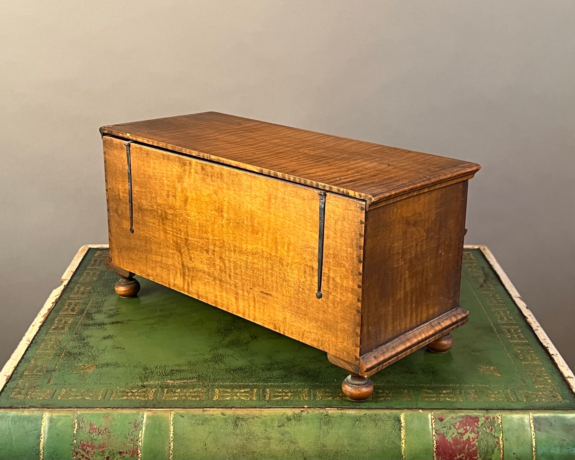 Maple Box, signed WmMc for William McCarthy