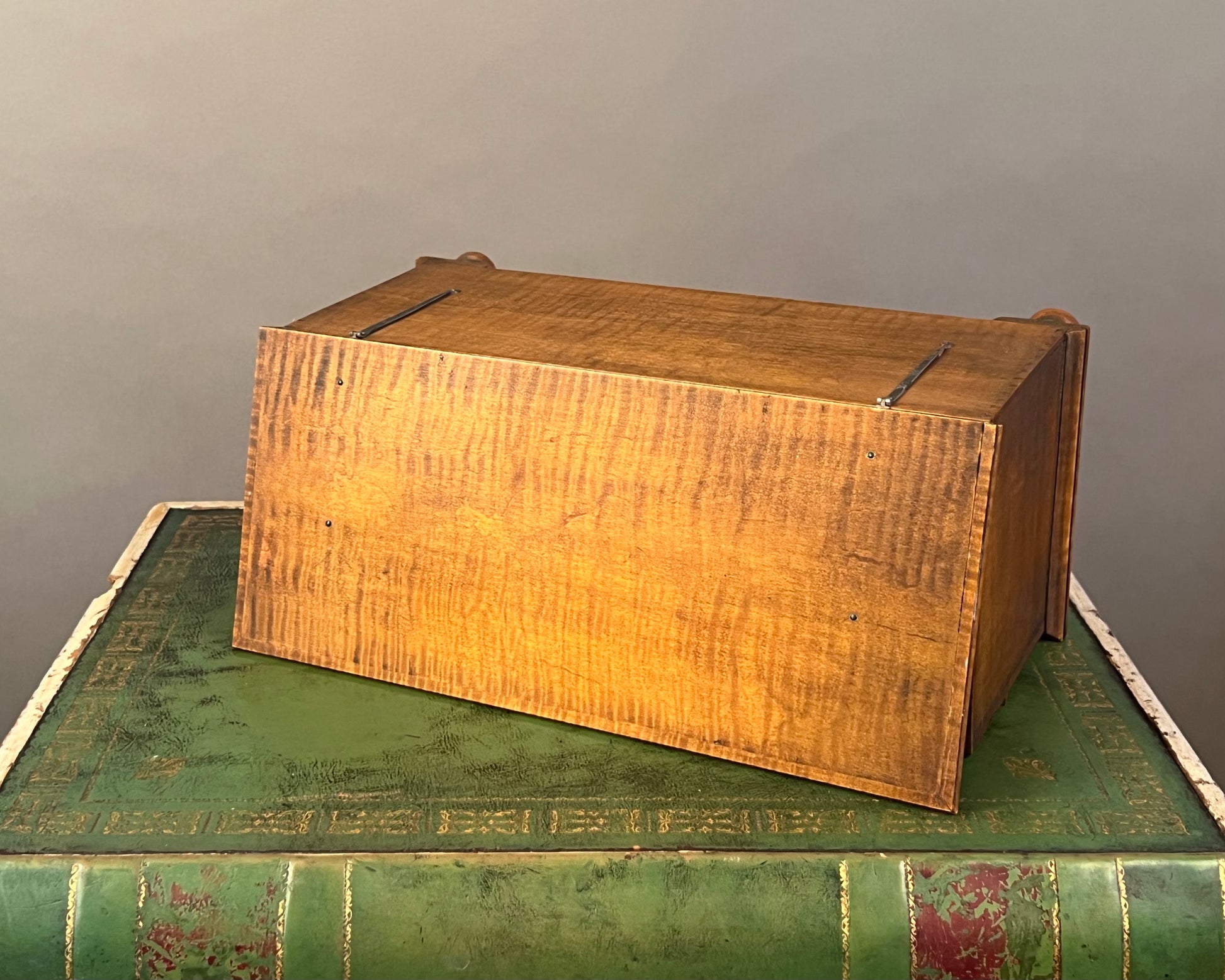 Maple Box, signed WmMc for William McCarthy