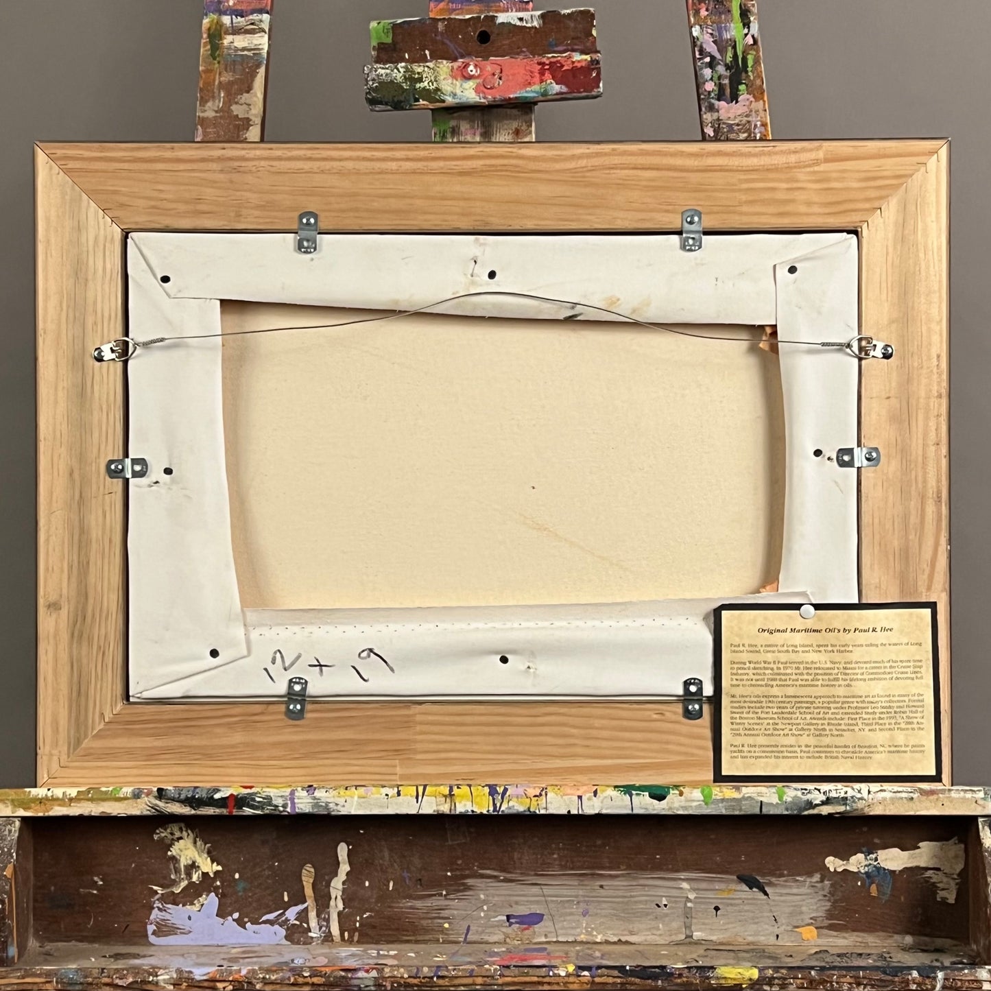 PAUL R. HEE , Portrait of the Sloop, Arrow, oil on canvas