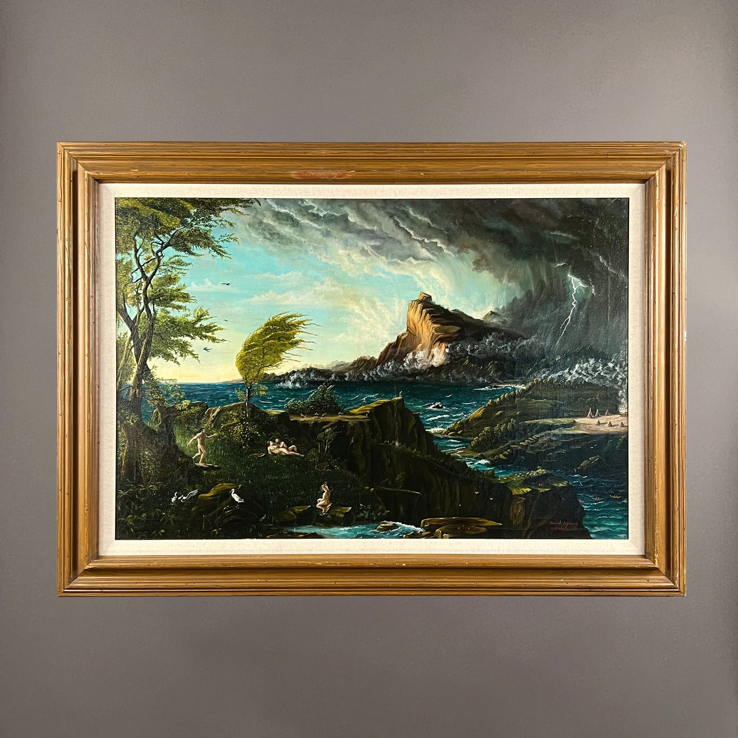 RICARDO ALFONSO, The Beginning, oil on Canvas