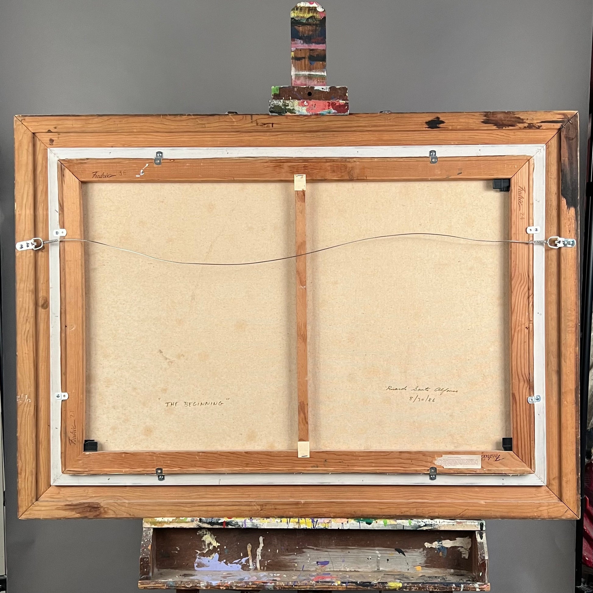 RICARDO ALFONSO, The Beginning, oil on Canvas