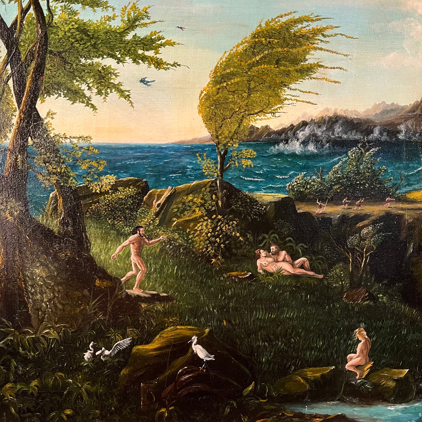 RICARDO ALFONSO, The Beginning, oil on Canvas