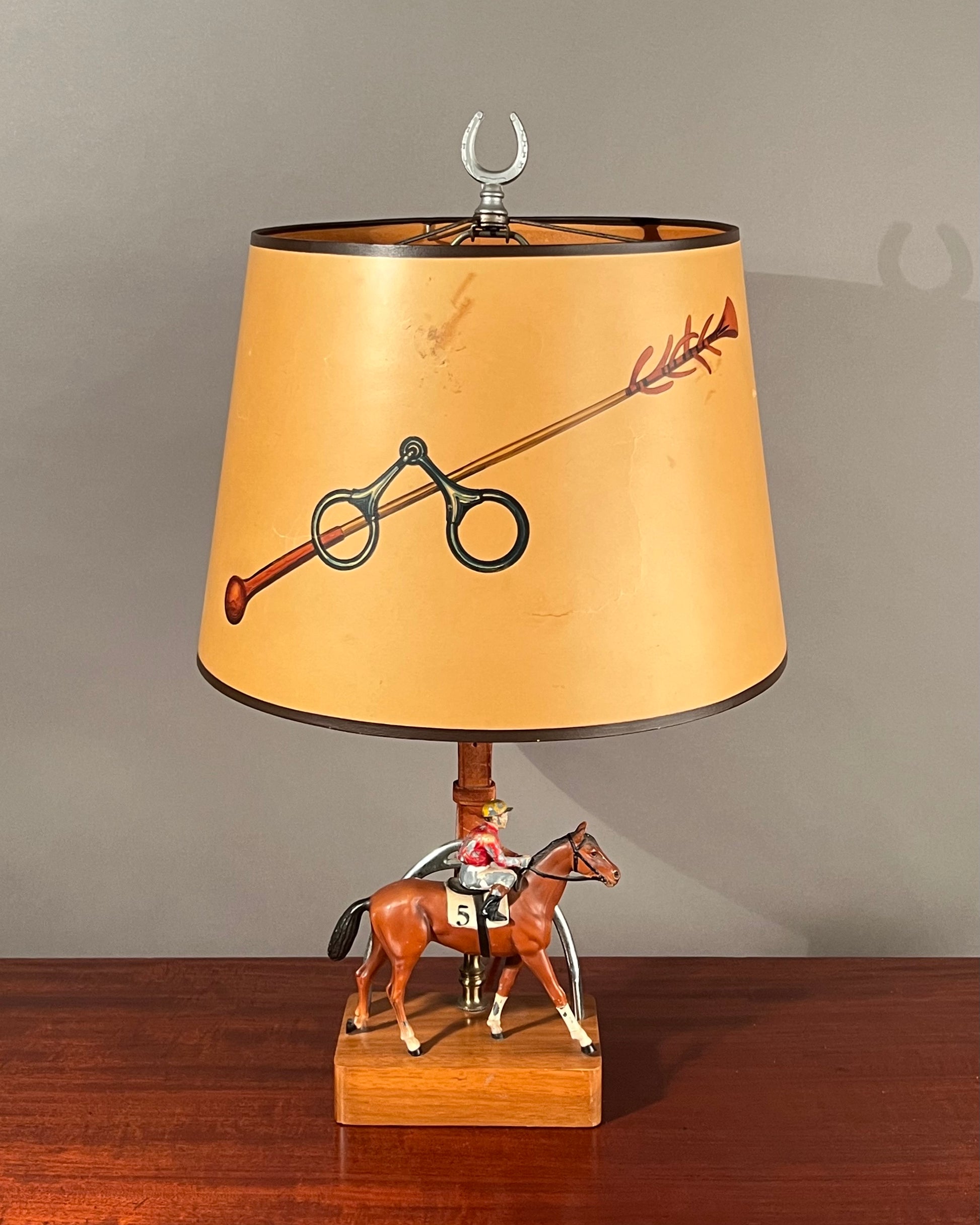 Vintage Polo Player Lamp