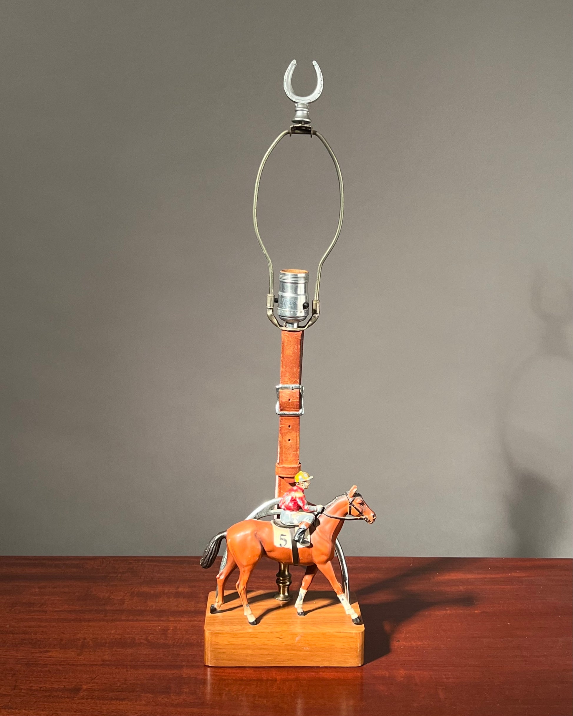 Vintage Polo Player Lamp