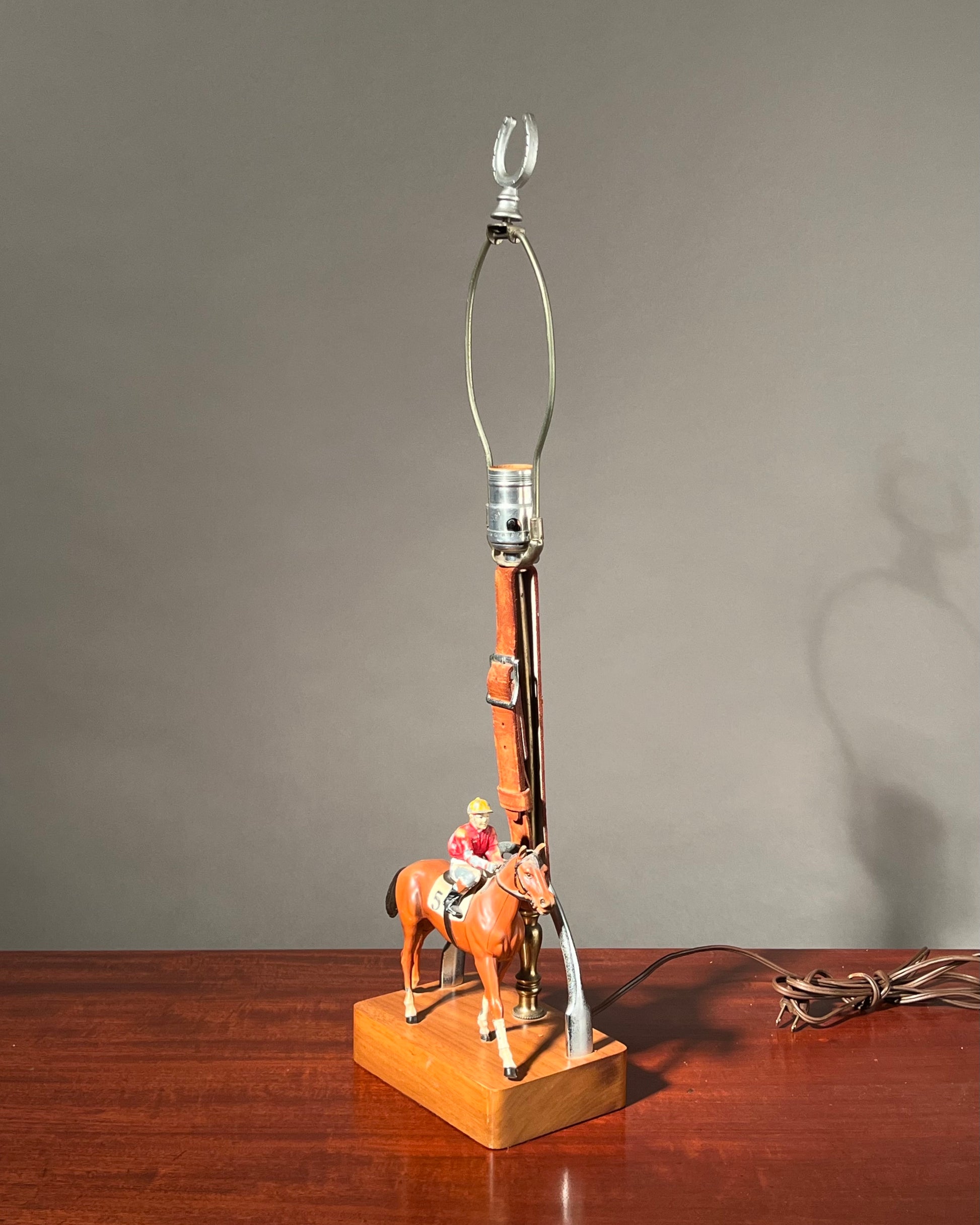 Vintage Polo Player Lamp