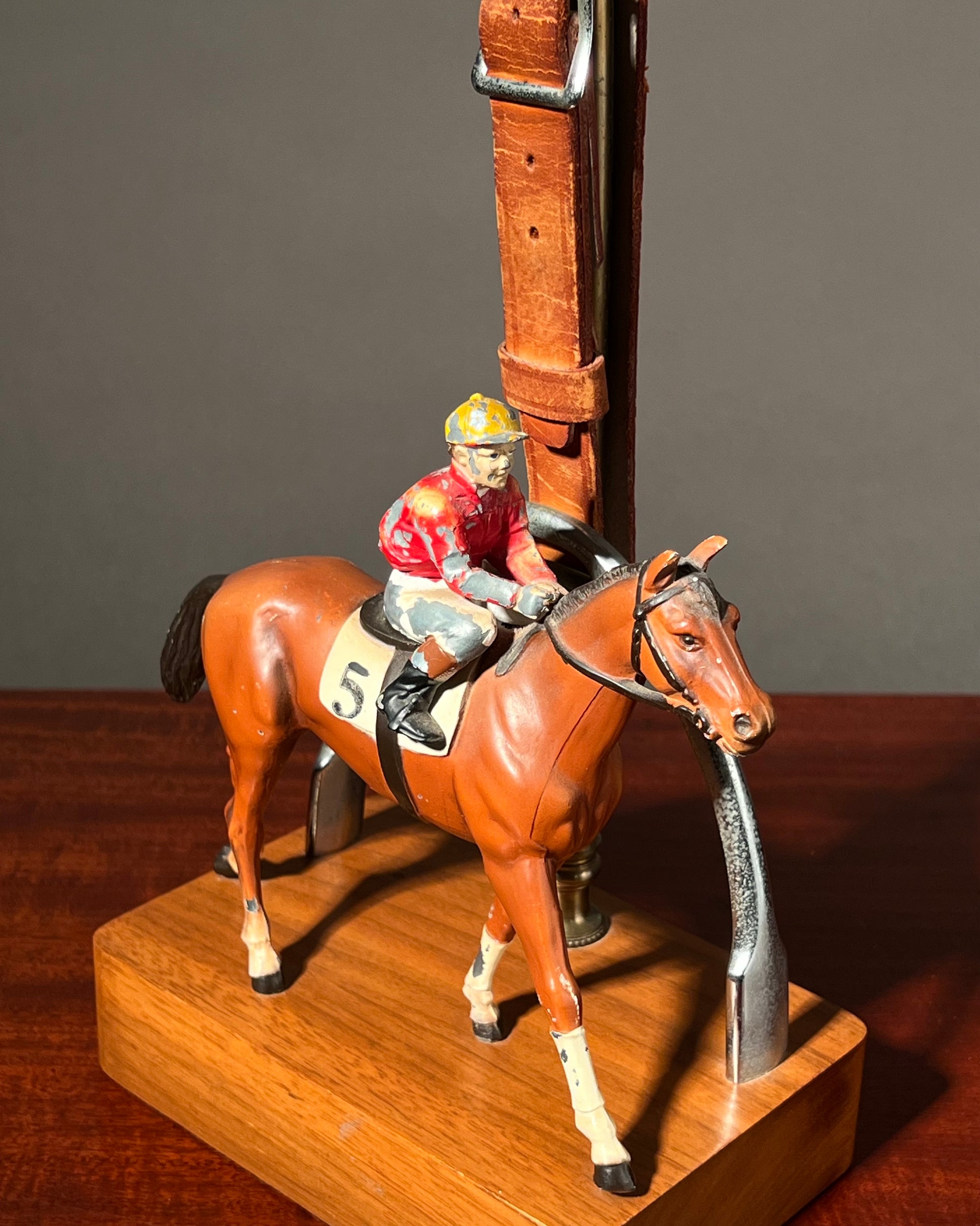 Vintage Polo Player Lamp