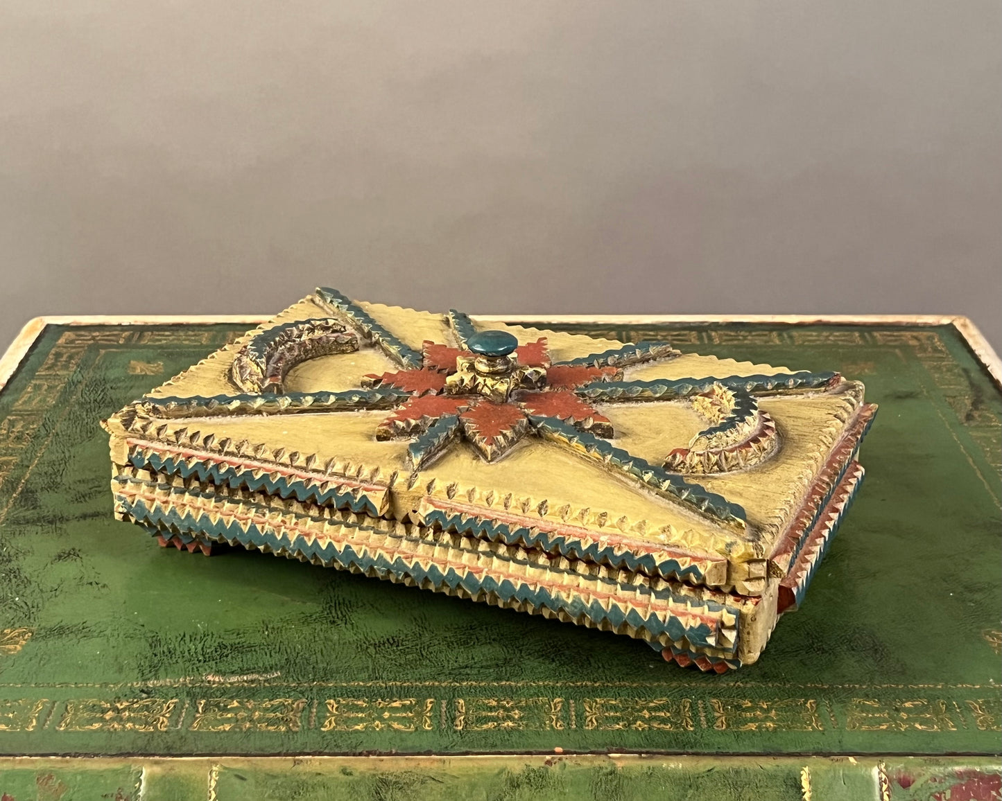 Vintage Tramp Art Box