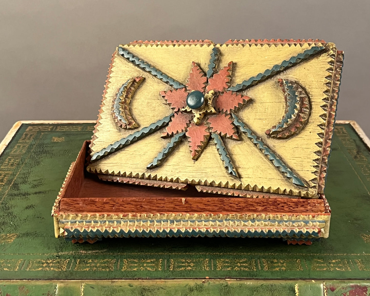 Vintage Tramp Art Box