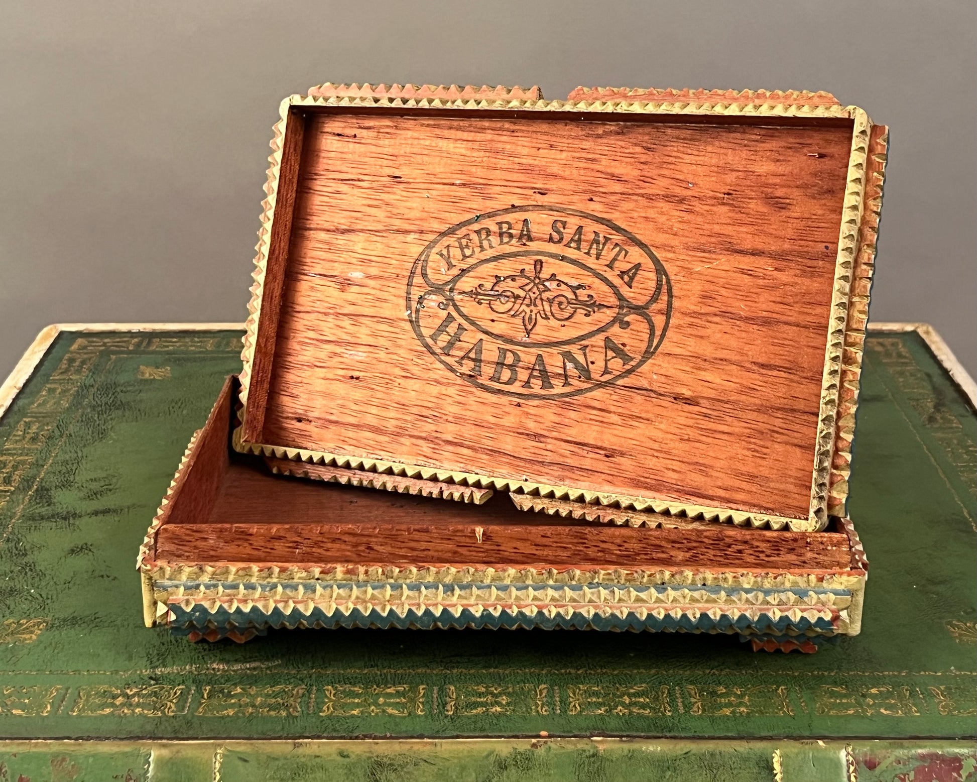 Vintage Tramp Art Box